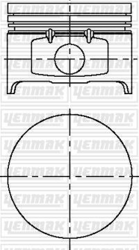 Motor Piston Segman Clıo Mgn 1.4 8V K7J Std 79.50 Mm