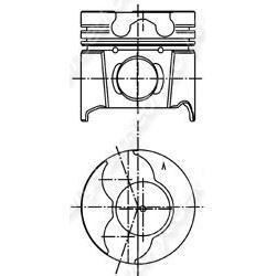 Motor Piston Segman Lgn- 2.0 F3R 722 94-03 0.50