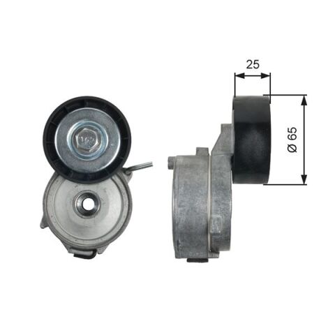 ALTERNATÖR GERGİ RULMANI VOLVO S80 2.0TDİ 08 V70 2.0D-FREELANDER 2.2 06 C5 2.2 MONDEO 2.0TDCİ 07 9653197280-C2Z16647-1345A034-1613840780-5751F5-5751G0