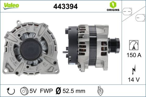 Alternator 14V 150A Mercedes W176 W246 C117 X156