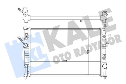 Motor Su Radyatoru Opel Grandland-Vıvaro C-Zafıra Lıfe-P3008-P308-P5008-P508-Expert Iv-Rıfter- Partner-Berlıngo-C4 Pıcasso Iı-Jumpy 1.6-2.0 Thp-Hdı-Bluehdı-Puretech