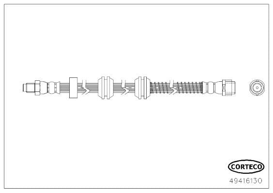 Fren Hortumu Arka Mercedes W166 X166 C292