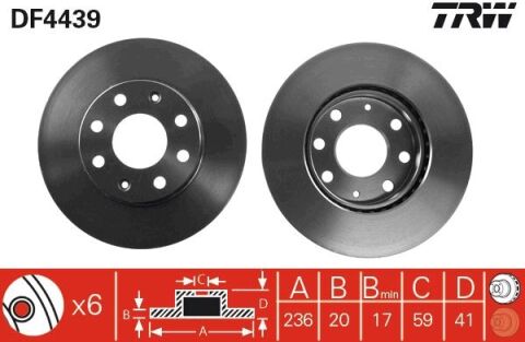 ÖN FREN AYNASI CORSA B-ASTRA F-VECTRA A-ASCONA C-COMBO B 94-01 AVEO-KALOS 03 246x19.9x4DLxHAVALI 90511111-93182291-93281952