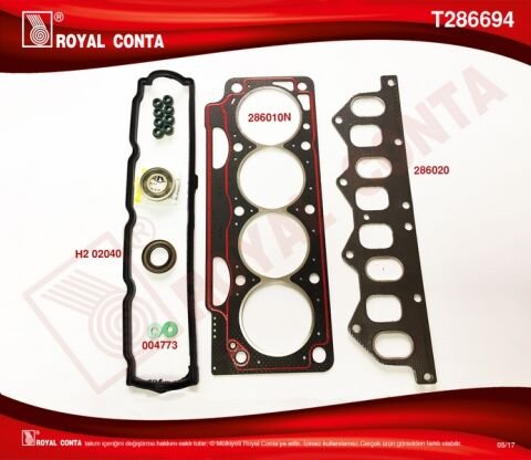 ÜST TAKIM CONTA CLIO I 91 1.8 LAGUNA-MEGANE I 95 1.8-2.0 F3P 710/F3P 714 SKT KEÇELİ