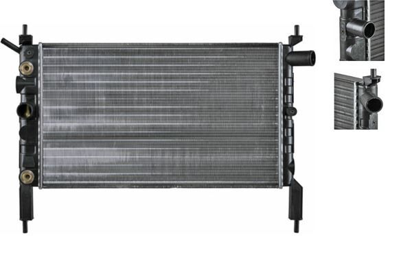 RADYATÖR BRAZİNG ASTRA F 93-98 1.4I-1.6I-2.0I KLİMASIZ MEK OTOM 538x368x26