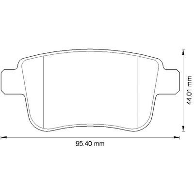 FREN BALATASI ARKA MERCEDES CITAN W415 12 . RENAULT KANGOO II 09