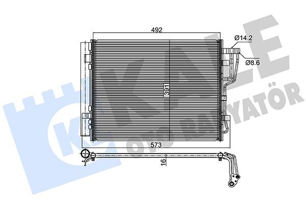 Klima Kondenseri Hyundaı İ30-İ30 Cw-Kıa Ceed-Ceed Sw-Pro Ceed Al/Al 512X391X16