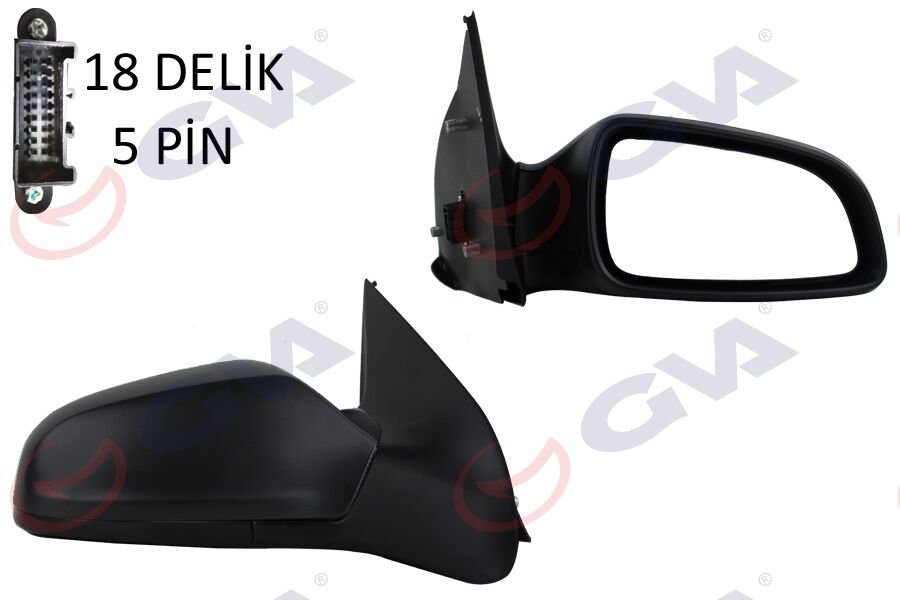 DIŞ DİKİZ AYNASI SAĞ ASTRA H 04 ELEKTRİKLİ ISITMALI KONVEKS 5 FİŞ VM-968EHR