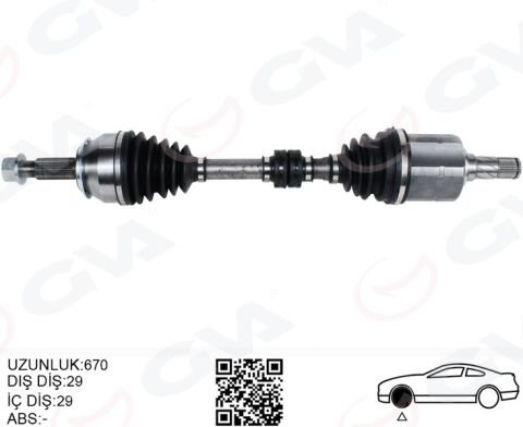 KOMPLE AKS SOL NISSAN QASHQAI 1.6 DCI OTOMATIK J11