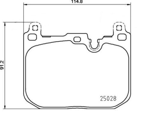 Fren Balatası On Bmw F40 F44 F48 F39 Mını Clubman F54 F56 Countryman F60 M Sport