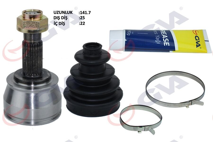 Aks Kafası Dış Ön Peugeot Bıpper 1.4 Hdı 07- 25X22X51 141.5Mm