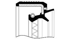 DİFRANSİYEL-MAHRUTİ KEÇESİ ACCENT 1.5 85HP 35x56x7.5x11.5 L3TLR SS