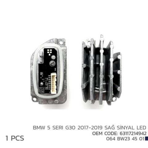 BMW 5 G30 2017-2019 SAĞ SİNYL LED MODL 63117214942