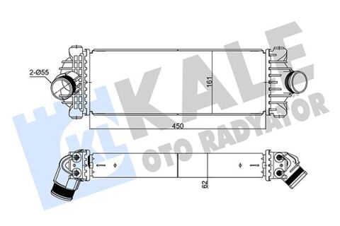 Turbo Radyatoru Yenı Kasa Custom V362 17 2.0 Ecoblue