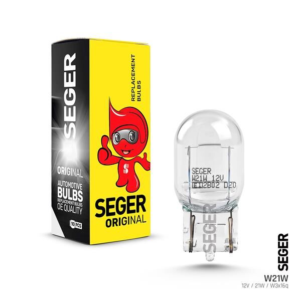 AMPUL W21W 12V 21W W3X16D B: T20 DİPSİZ STANDART YENİLEME