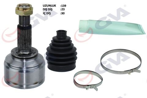AKS KAFASI DIŞ ÖN CLIO IV 0.9Tce / 1.5 DCI MANUEL 12- 23x30x49 139.50mm