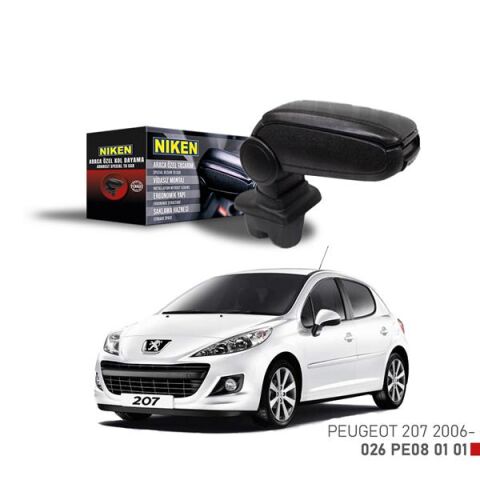 ARACA ÖZEL KOL DAYAMA SİYAH PEUGEOT 207 06