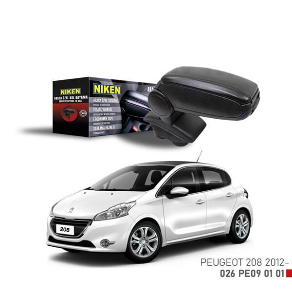 ARACA ÖZEL KOL DAYAMA SİYAH PEUGEOT 208 12