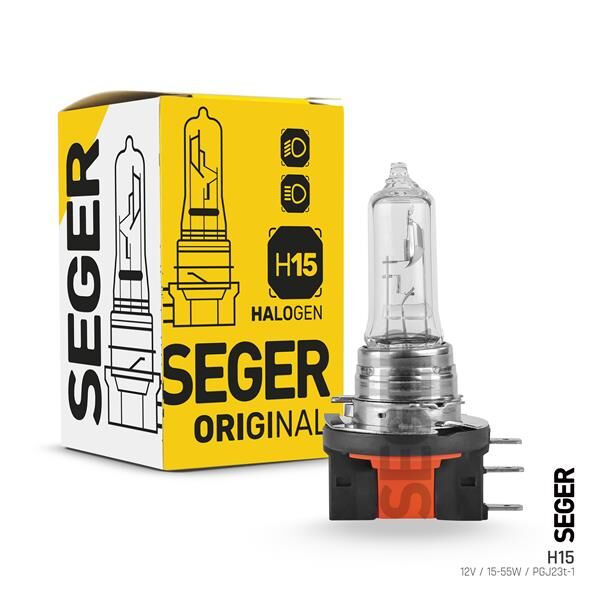 AMPUL H15 12V 15/55W PGJ23T-1 STANDART YENİLEME 3.500K STANDART IŞIK