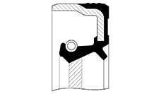 EKSANTRİK KEÇESİ ACCENT 95-06 -ERA 07 H100-GETZ 00 ELANTRA 90-06 35x50x8