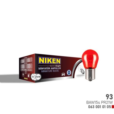 NIKEN 93 AMPUL ŞAŞI TERS YK TIR.BAW15s PR21W KR 10LU
