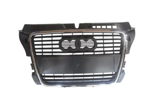 (yeni Ürün!!!)audı A3- 09/12; Ön Panjur Gümüş Gri Nikelaj Çıtalı (tyg) - 8P0853651H1QP