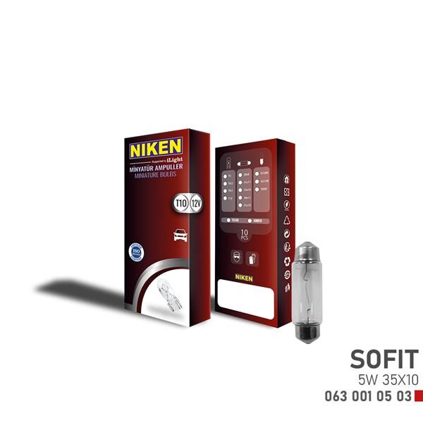 NIKEN SOFIT AMPUL 5W 35X10 12V 10LU