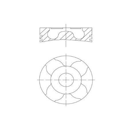Motor Piston Segman 0.40 Palıo-Albea-Doblo 1.3 Mtj-Combo-Corsa-Merıva-Tıgra 1.3 Cdtı 70.00