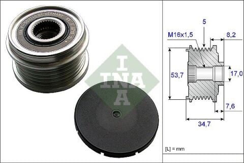 ALTERNATÖR KASNAĞI RULMANLI CORSA D-MERIVA B 1.4 10 5 KANAL