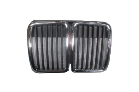 51131884350 - Bmw 3 Serı- E30- 84/91; Ön Panjur Orta Nikelajlı/Siyah (Tw)