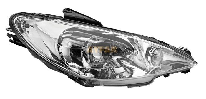 Far Sinyal Sol Şeffaf P206 03-10 Elektrikli H7 H7