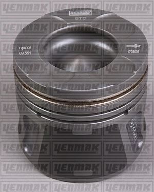 Motor Piston Segman Doblo-Fiorino- Lınea-Grande Punto-Astra 1.3 Cdtı 16V Std Euro5 69.60 Mm