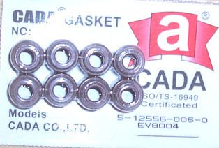 5-12556-0060 - Isuzu Nkr- Şampiyon- 97/06; Supap Lastiği Set 8 Adet (Ev8004)(4Jb1) (Tek Teker) (Cada)