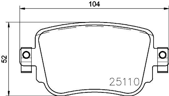 ARKA BALATA VW CADDY IV 2.0TDI 15 CUUF-DFSF 104.1x17.2x51.6