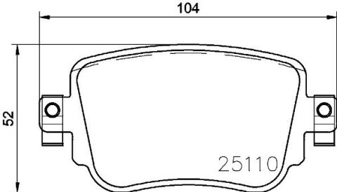 ARKA BALATA VW CADDY IV 2.0TDI 15 CUUF-DFSF 104.1x17.2x51.6