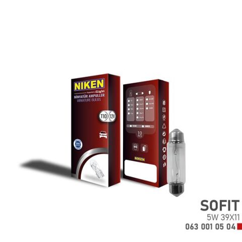 NIKEN SOFIT AMPUL 5W 39X11 12V 10LU