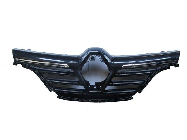 622562805R - Renault Megane- 4- Sd/Hb- 16/20; Ön Panjur Siyah 2 Nikelaj Çıtalı