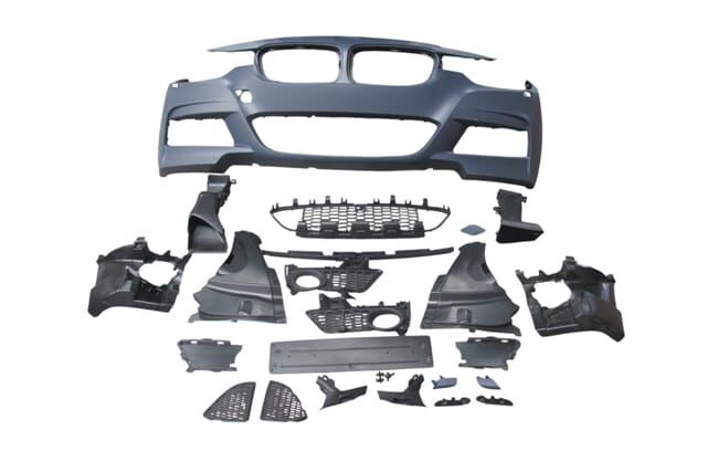 Bmw 3 Serı- F30- 12/18; Ön Tampon Komple (ızgaralı/plaka Plastikli) (f.yık.lı) (m-tech/lcı) - A51118055823S1