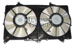 Toyota Camry- 01/04; Radyatör Ve Klima Fan Davlumbazı Çiftli Komple (9+7 Kanat) - 16363-0A180