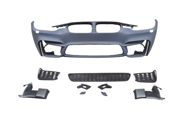 Bmw 3 Serı- F30- 12/18; Ön Tampon Astarlı (sis Deliksiz Kapak/ızgaralı/f.yık.lı/çek.kapaklı)m3/style - A51118058802S1
