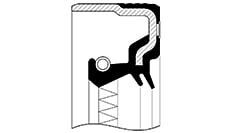 DİFERANSİYEL SAĞ SOL ÇIKIŞ CLIO-MEGANE-SCENIC-TALISMAN-LATITUDE EDC YARI OTM. 40x55x8.5 L13TLL SS