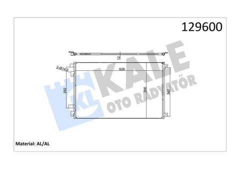Klima Radyatörü Kondenser Renault Megane Iı 03 Scenıc Iı 03 Grand Scenıc Iı 03 1.5Dci 1.6 1.9Dci 2.0