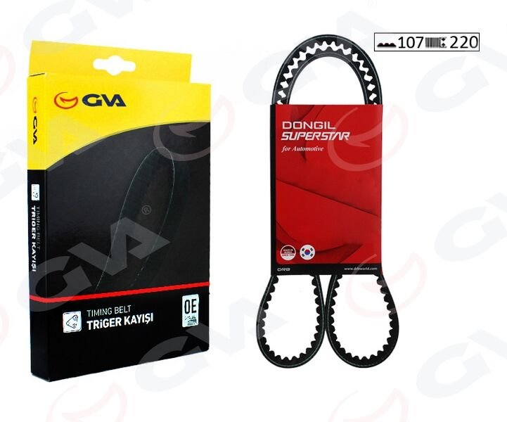 TRİGER KAYIŞI 107x220 KIA PRIDE-RIO 1.3 8V-SEPHIA 1.5-1.6 8V-MAZDA 323 16V