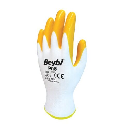 Nitril Eldiven No:10 Sarı Pk:12 Lik Hırdavat