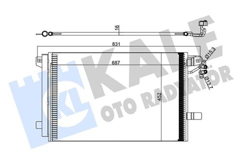 Klima Kondenseri Vw Multıvan V-Transporter T5 Box-Bus Al-Al