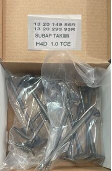 Subap Takımı Emme-Egzoz Clıo V 19 Talıant 21 Megane Iv 15 Dacıa Duster Iı 19 1.0Tce H4D 12V In-Ex Kısa Tip