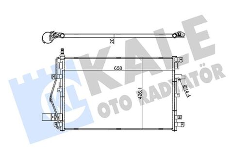 Klima Kondenseri Volvo Xc90 I 2.5T T6 V8 D5 00-14 Al-Al