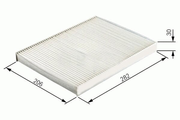 POLEN FİLTRESİ POLO3-POLO CLASSIC-GOLF3-GOLF4-BORA-A3-TOLEDO 97-04 -PASSAT 01-05