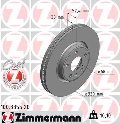Ön Fren Aynası A4-A5-A6-A7-Q5 320X30X28Xhavalı 986479753-Df6148