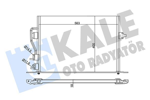 Klima Kondenseri Ford Cougar-Mondeo Iı- Al-Al